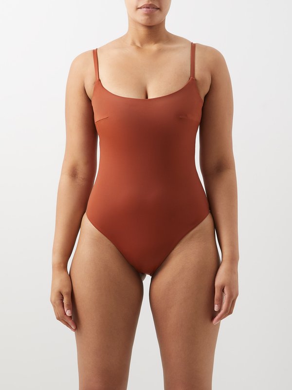 Form and Fold The One scoop-neck D-G swimsuit