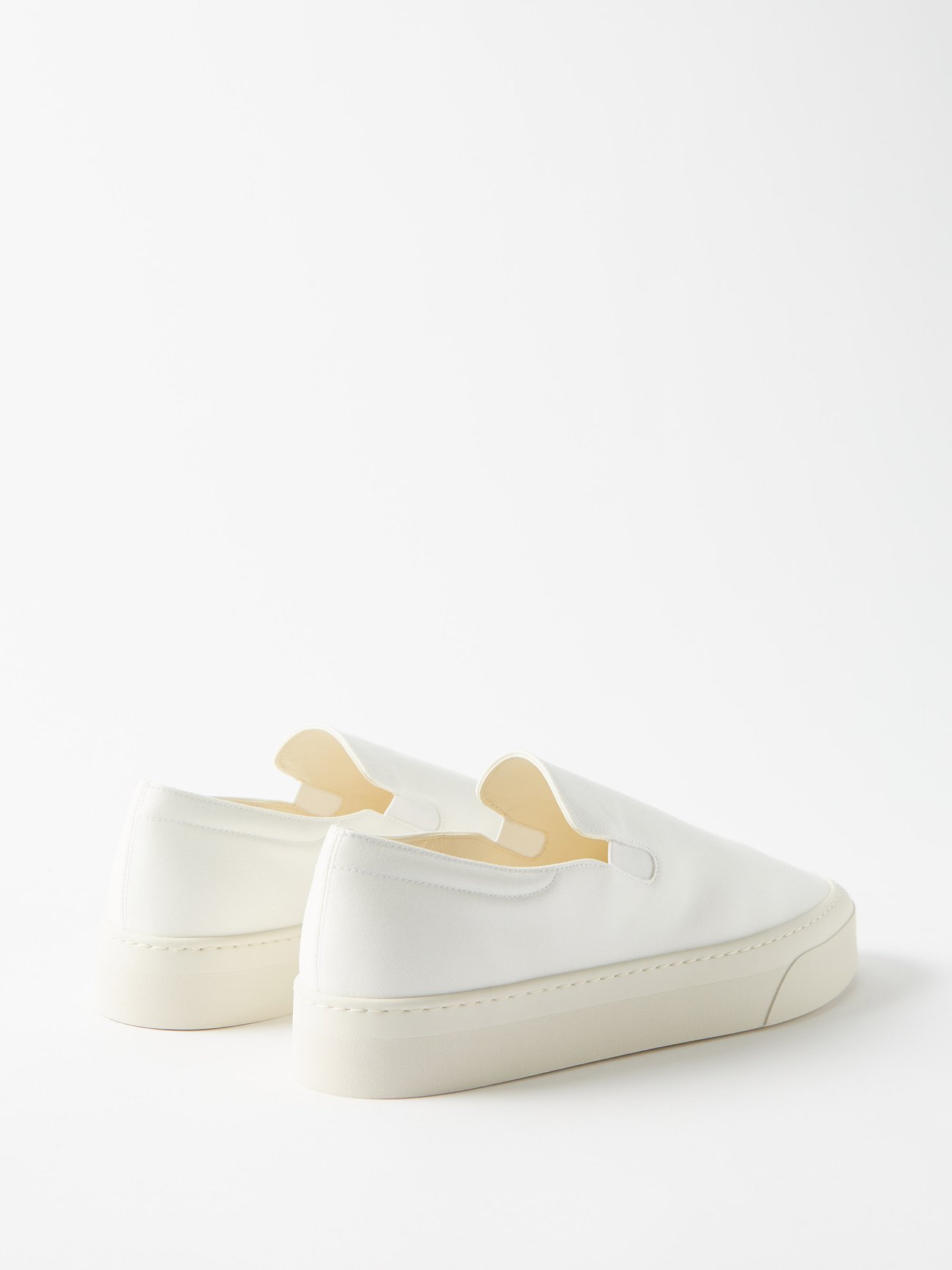 Marie H cotton canvas trainers