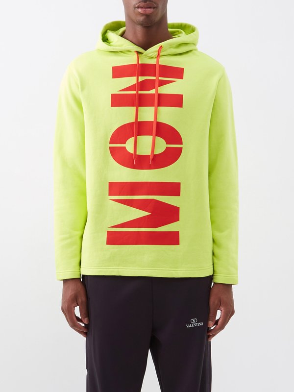 5 MONCLER CRAIG GREEN (Moncler Genius) Logo-print cotton-jersey hoodie