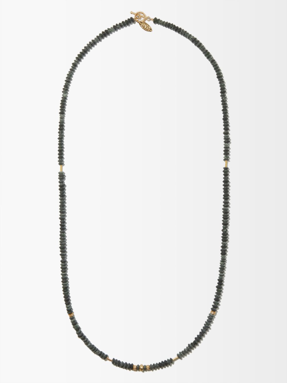 Marcelo Burlon Charmed Beads Necklace in Metallic for Men | Lyst UK