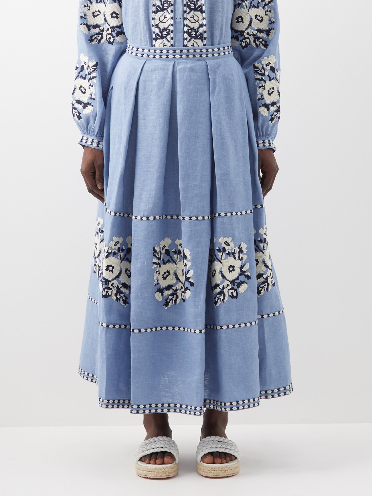 Marika Cut-Embroidered Skirt – Vita Kin