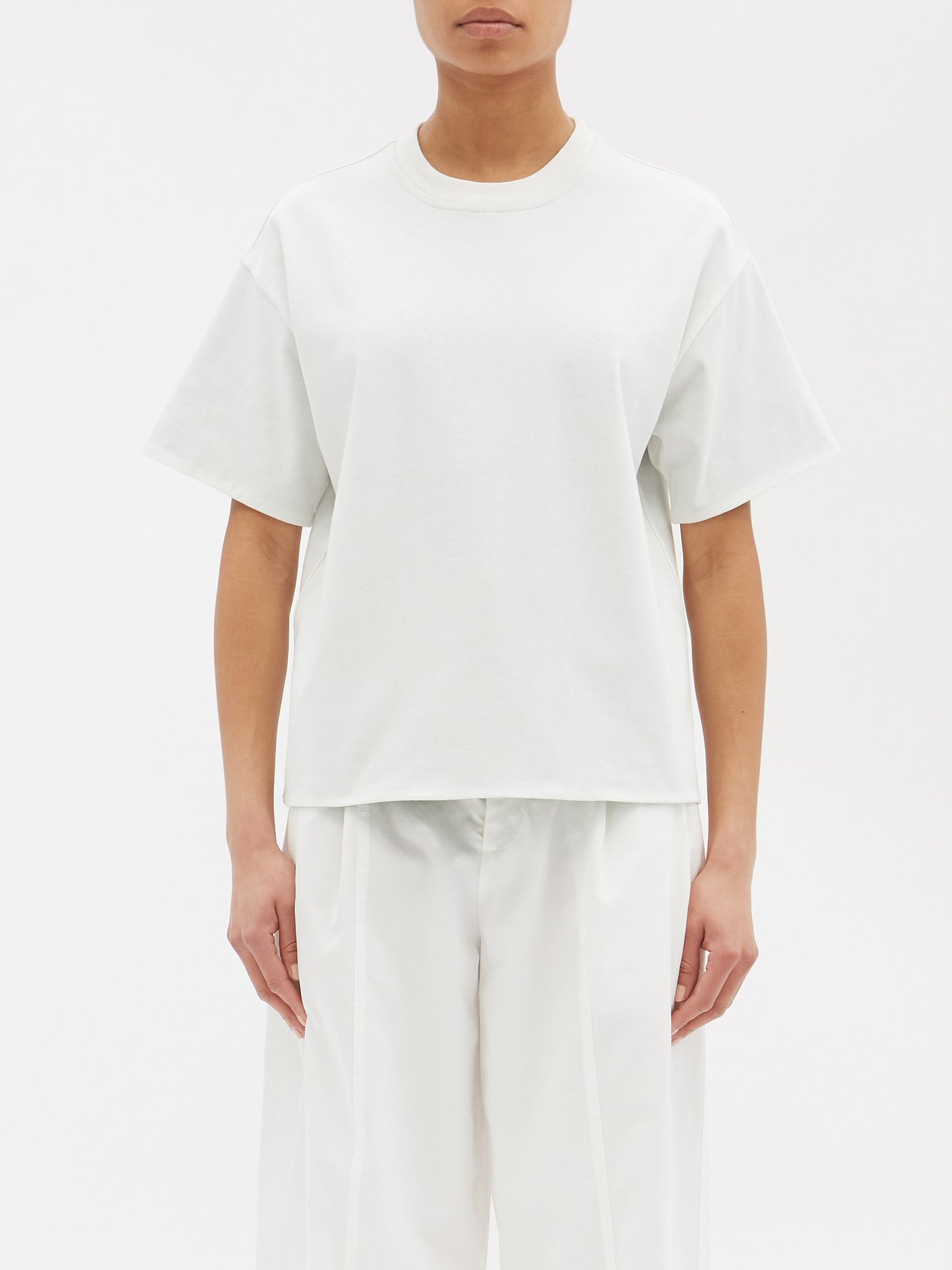 BOTTEGA VENETA Layered cotton-jersey T-shirt