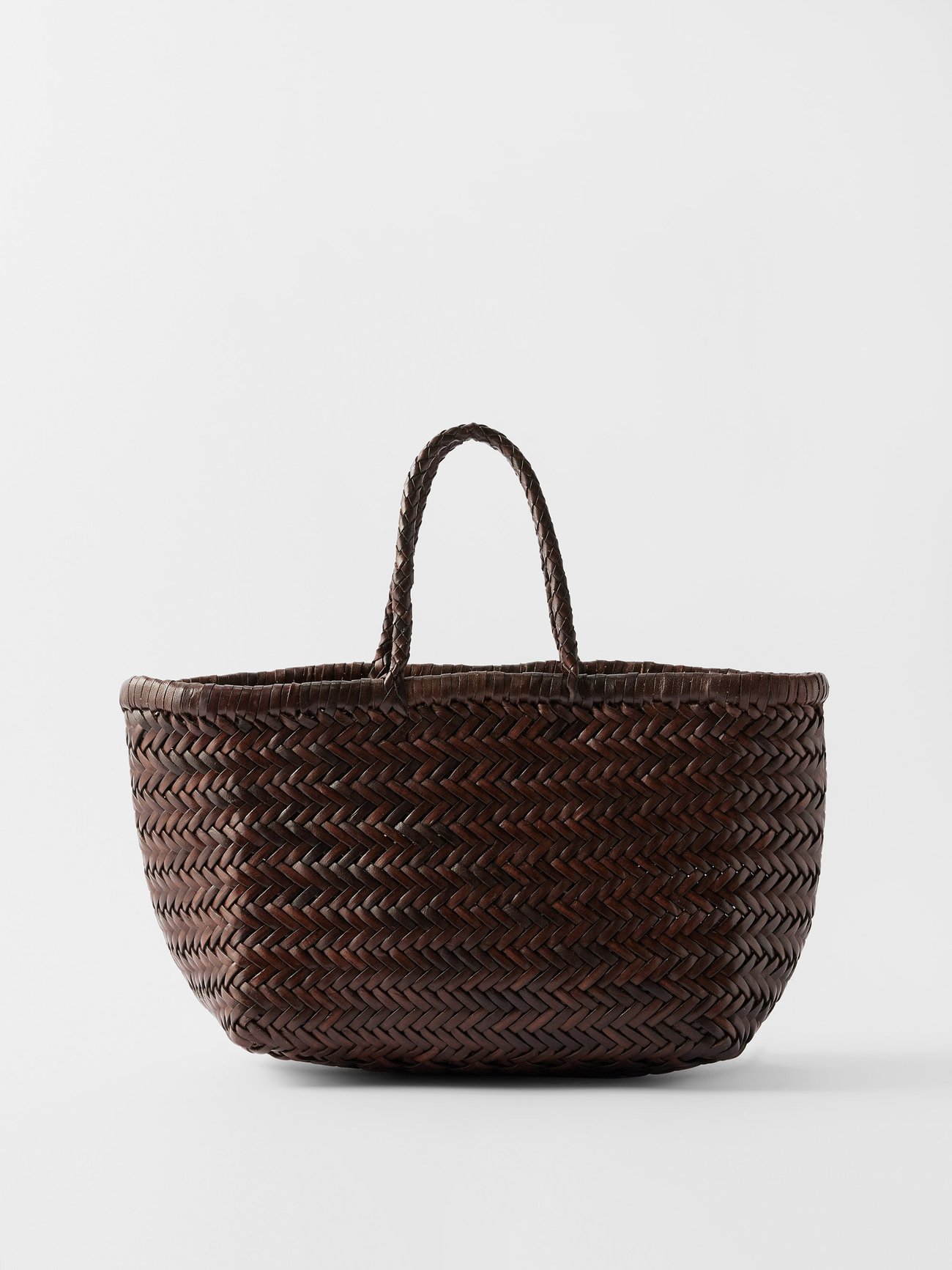 Triple Jump small woven-leather basket bag video