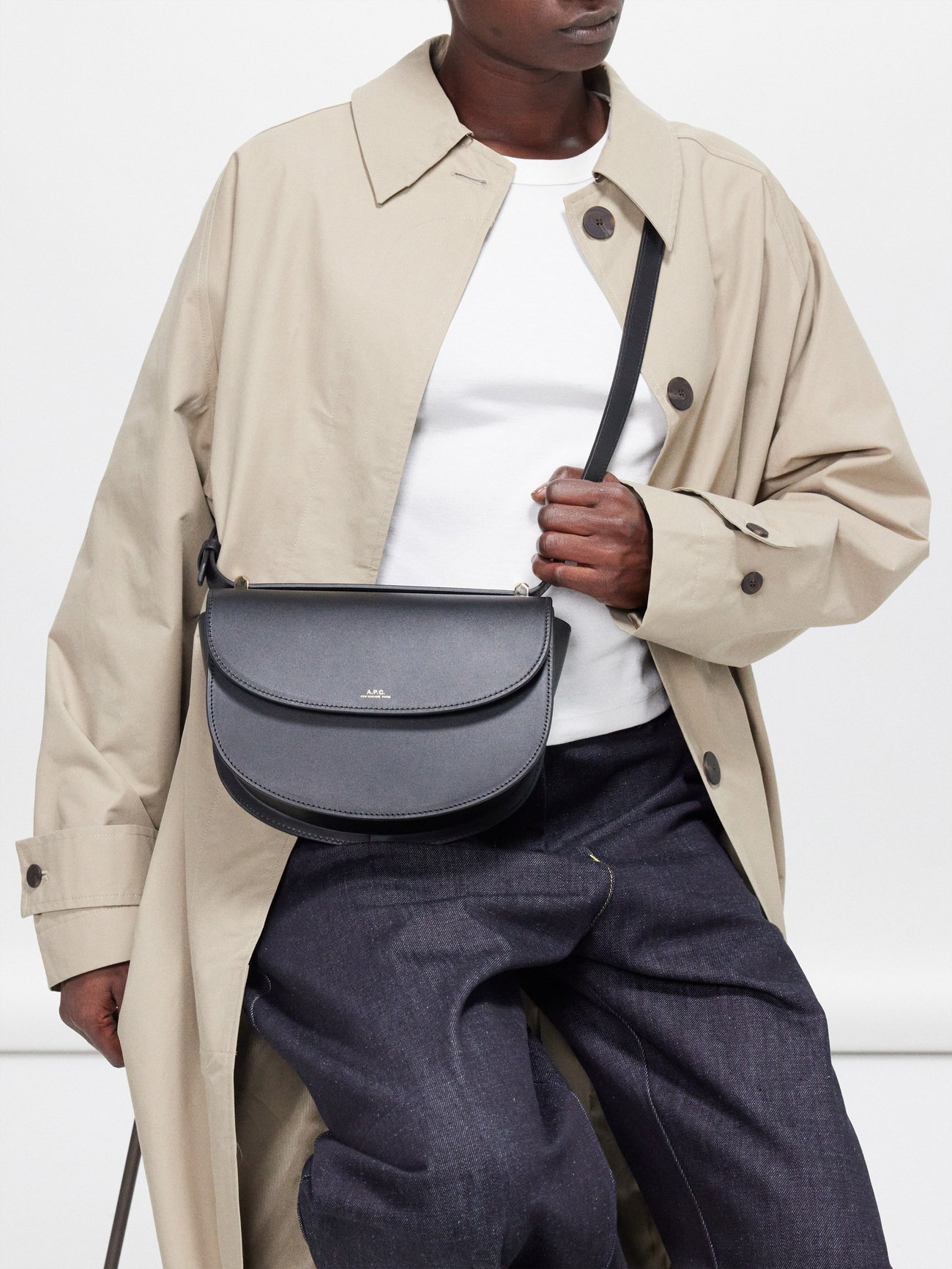 Genève leather cross-body bag, A.P.C., MATCHESFASHION.COM UK