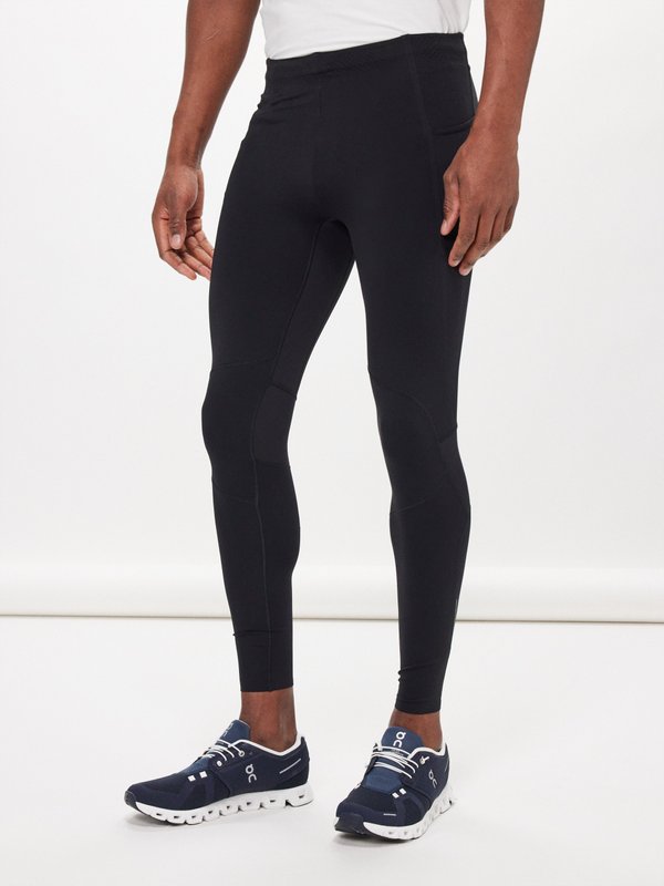 Black Surge running leggings, Lululemon