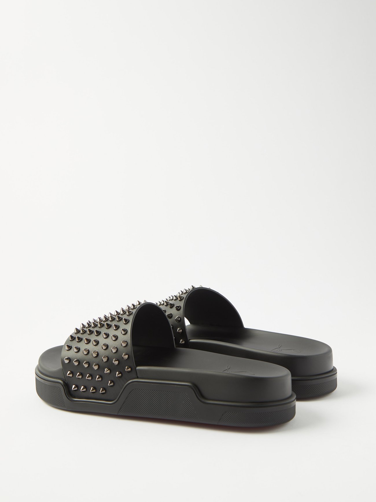 Christian Louboutin Men's Pool Fun Slide Sandals