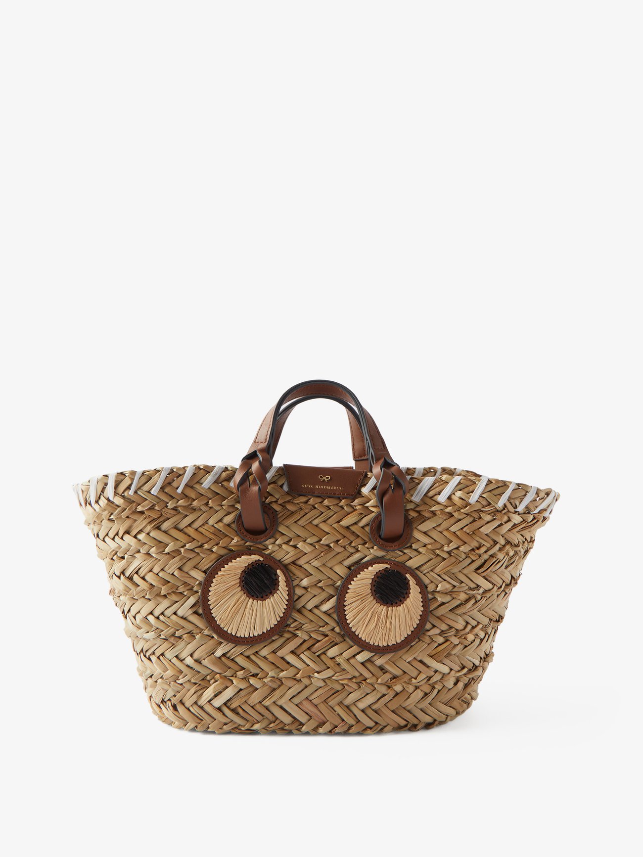 Paper Eyes small raffia basket bag video