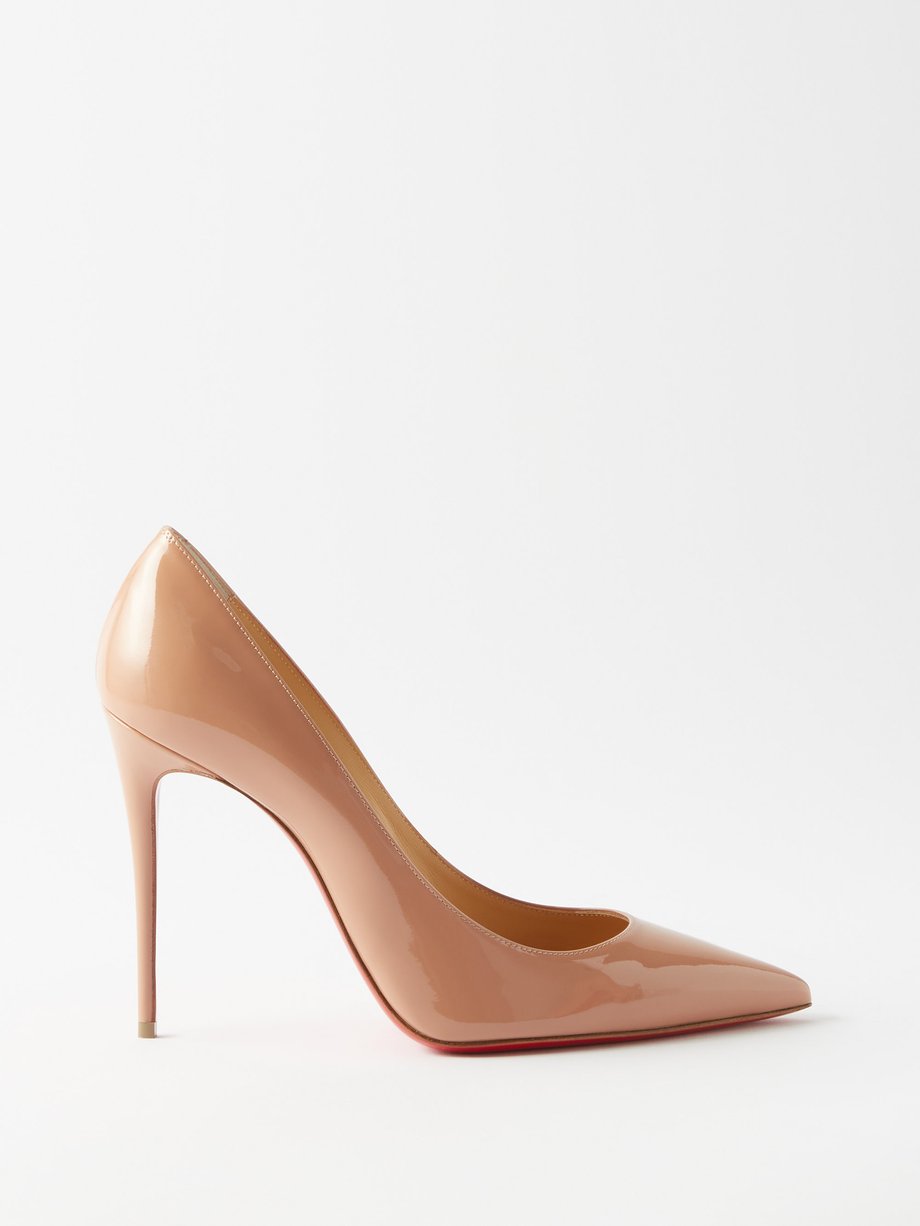 Beige So Kate 100 patent-leather pumps | Christian Louboutin | MATCHES UK