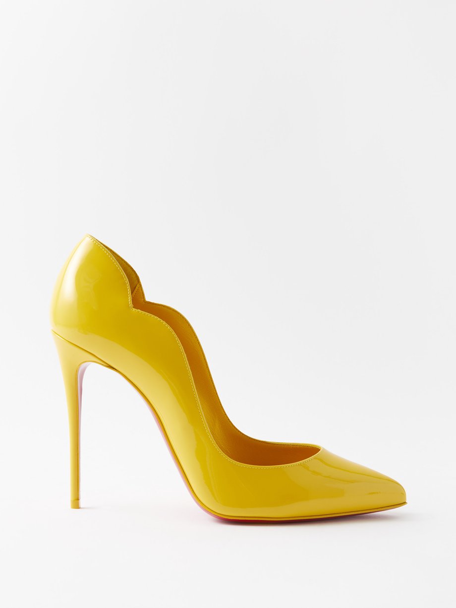 Hot Chick Christian Louboutin patent leather pumps