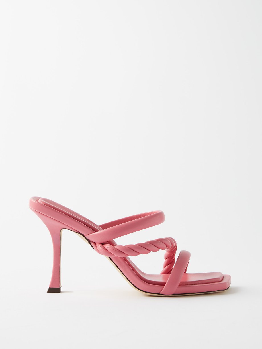 Pink Diosa 90 leather sandals | Jimmy Choo | MATCHESFASHION US