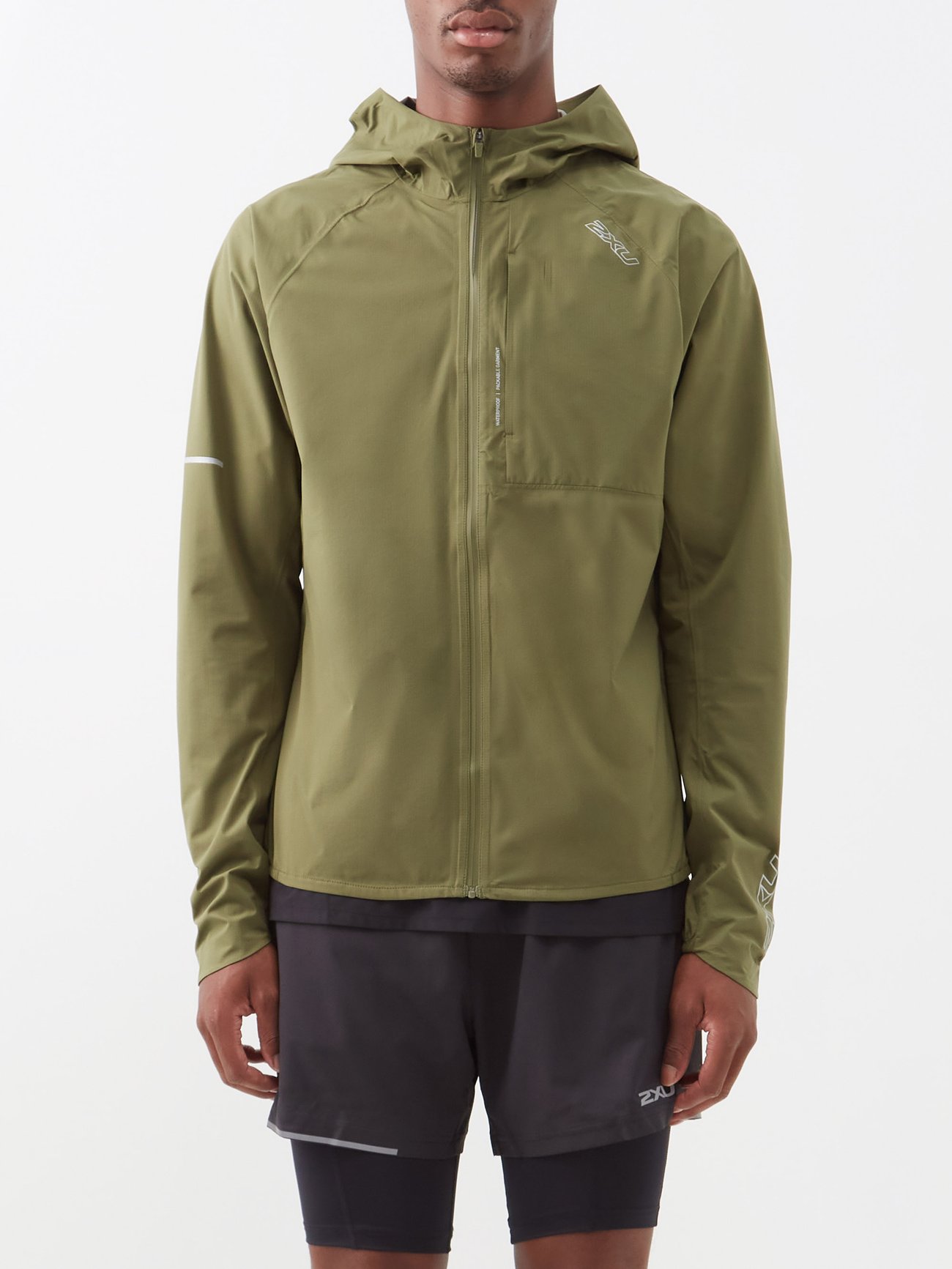 Green Light Speed hooded shell jacket | 2XU | US