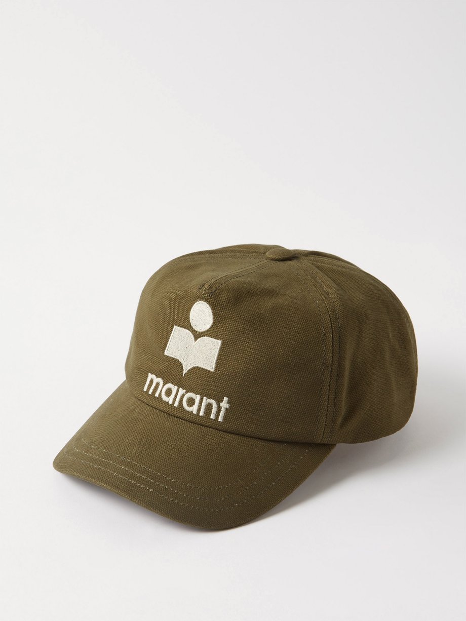 ISABEL MARANT TYRON ロゴ コットン ベースボールキャップ 帽子