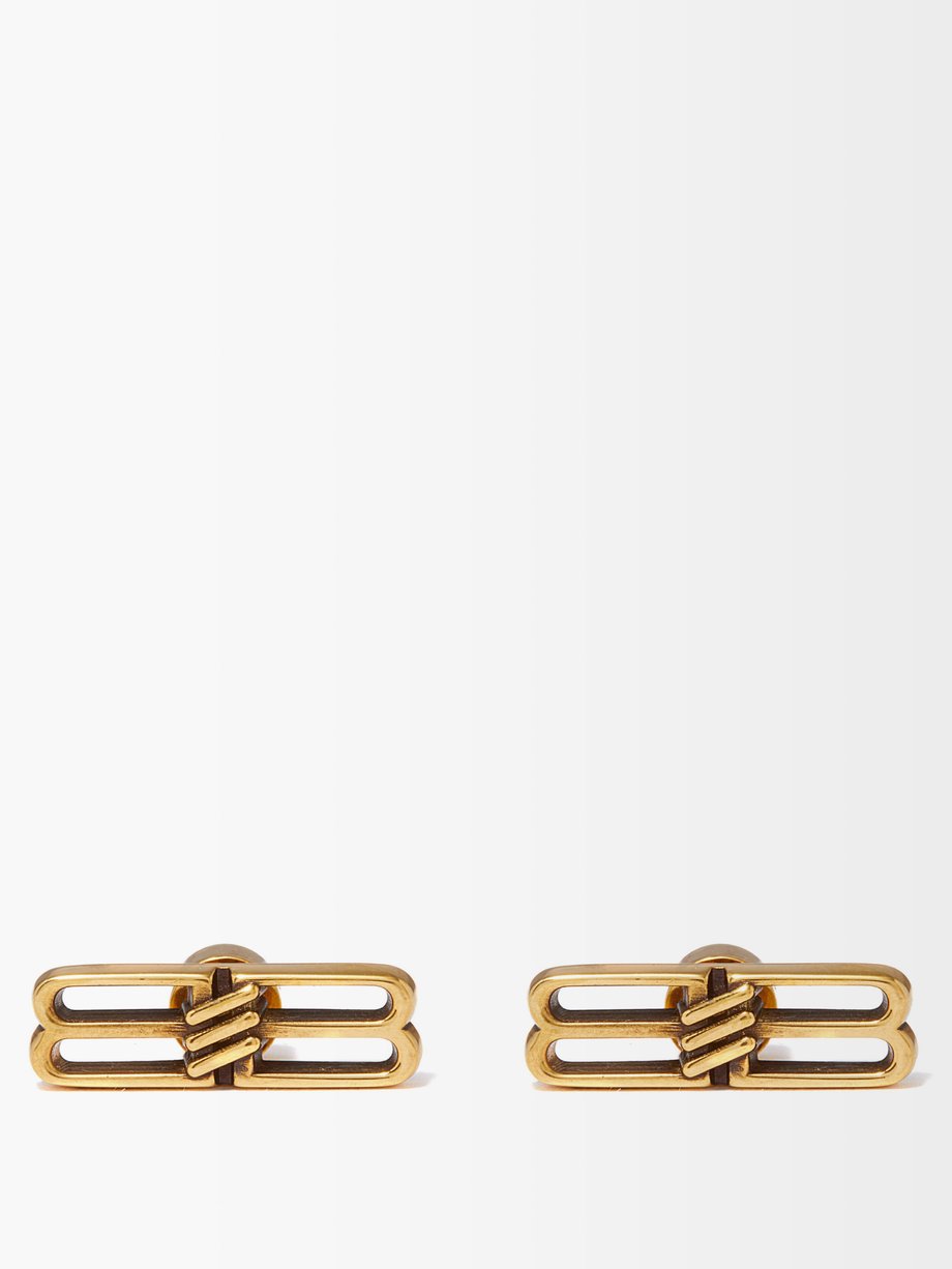 Bb Xs Stud Earrings in Gold  Balenciaga GB