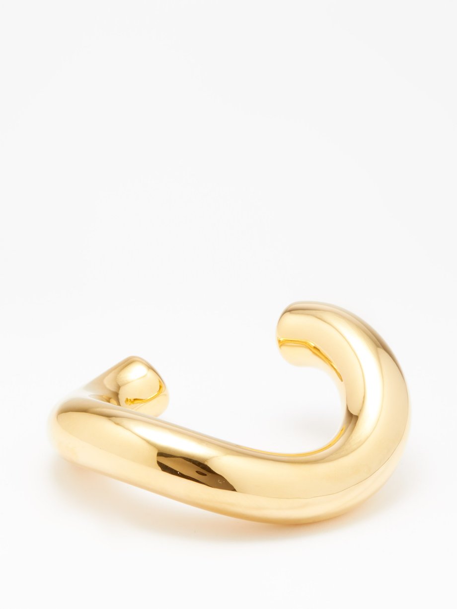 Gold Loop curved cuff | Balenciaga | MATCHESFASHION UK