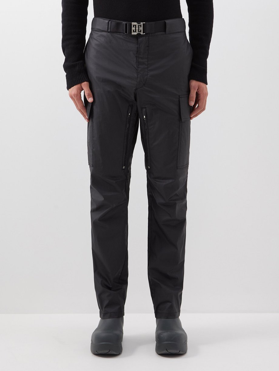 Black 4G-buckle cotton-shell cargo trousers | Givenchy | MATCHESFASHION UK