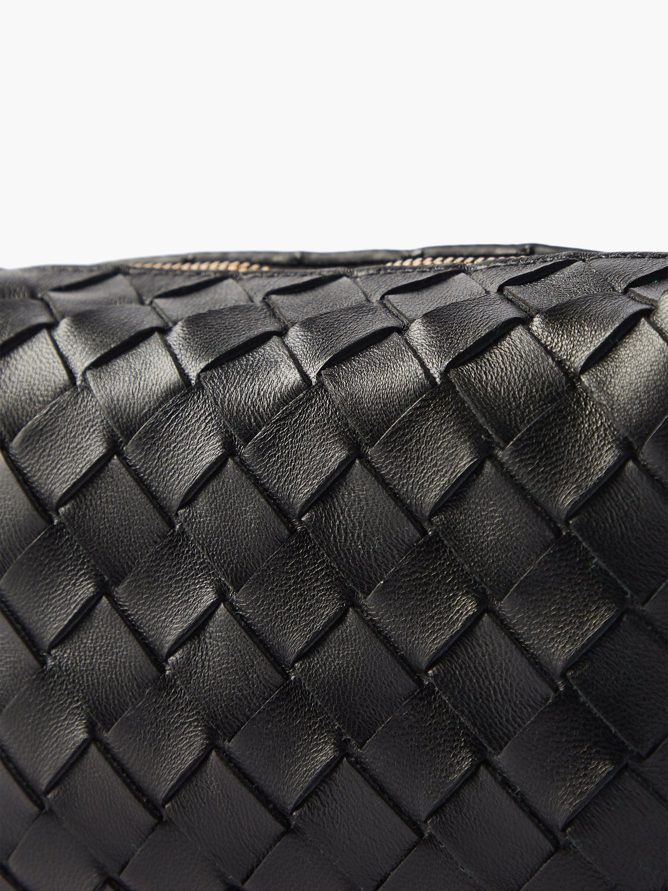 Loop leather crossbody bag Bottega Veneta Pink in Leather - 36119730