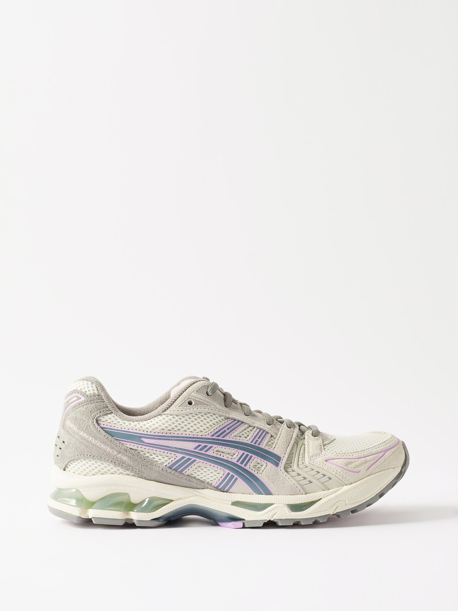 Grey GEL-Kayano 14 mesh and rubber trainers | Asics | MATCHESFASHION US