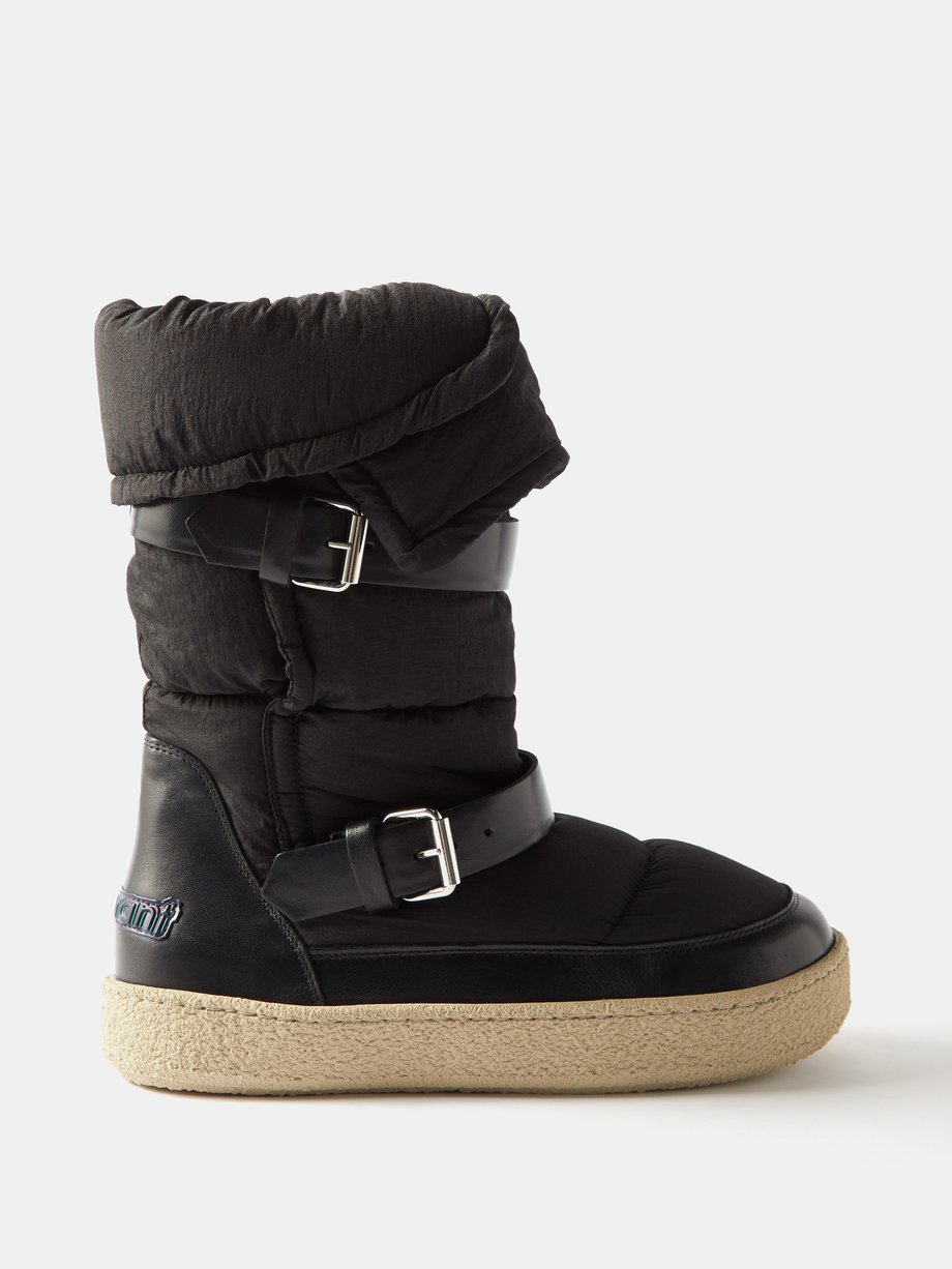 verschil krant Misverstand Black Zenora padded snow boots | Isabel Marant | MATCHESFASHION US