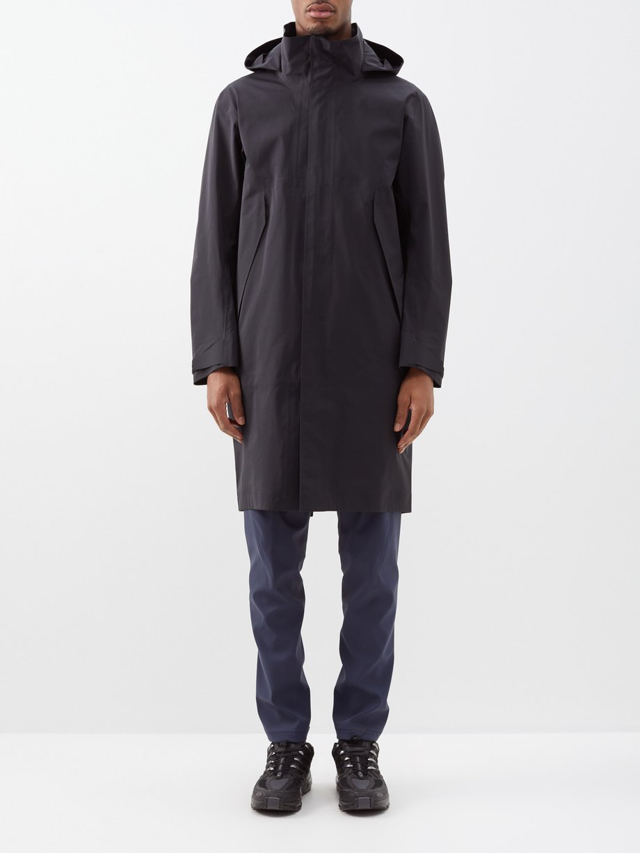 Black Monitor hooded GORE-TEX coat | Veilance | MATCHES UK