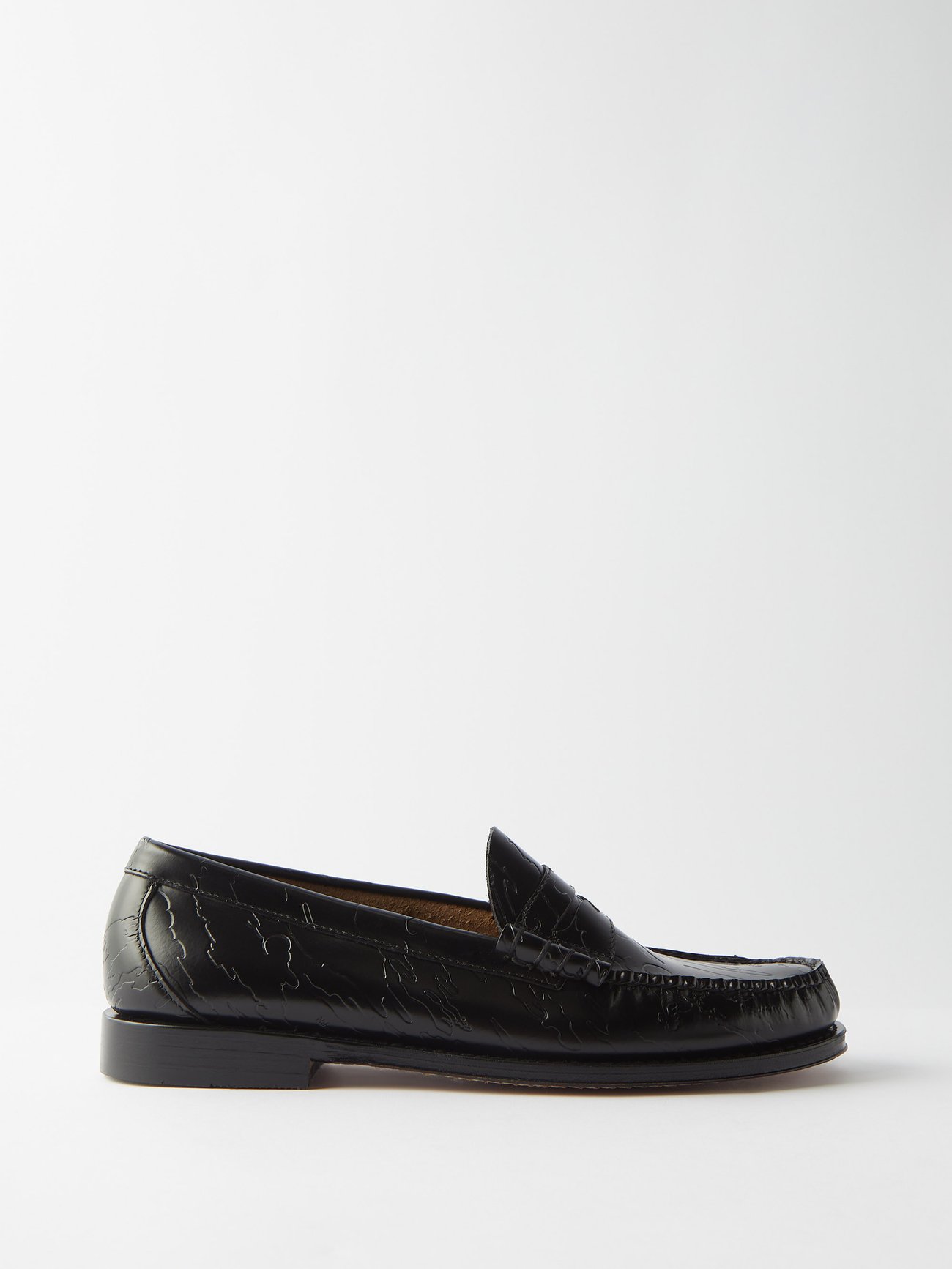 X Maharishi Weejuns leather penny loafers