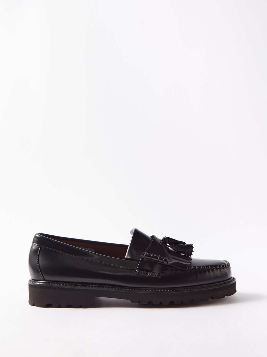 G.H. BASS Weejuns 90s Layton II Kiltie leather loafers