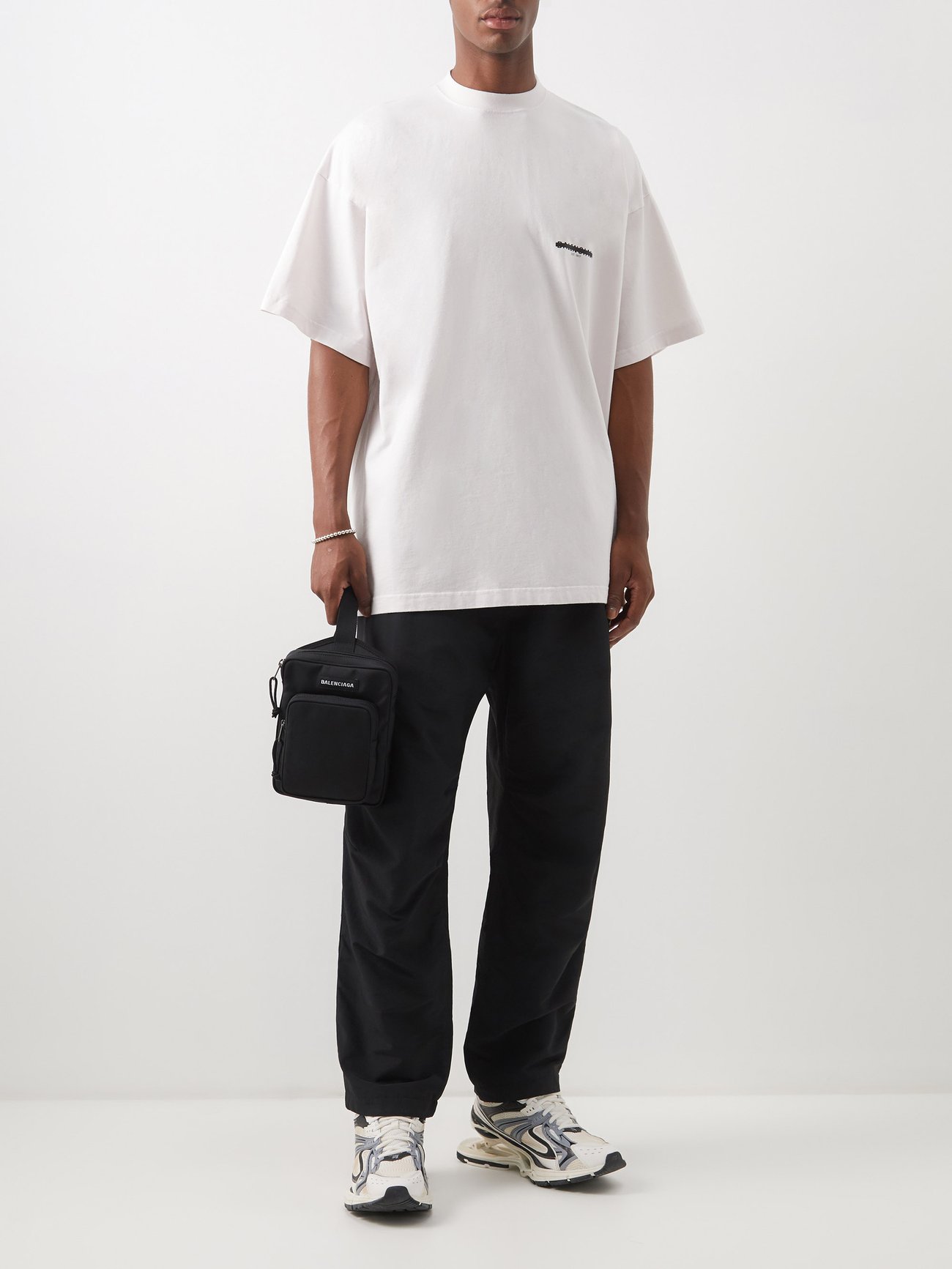 Balenciaga Oversize T-shirt in White for Men