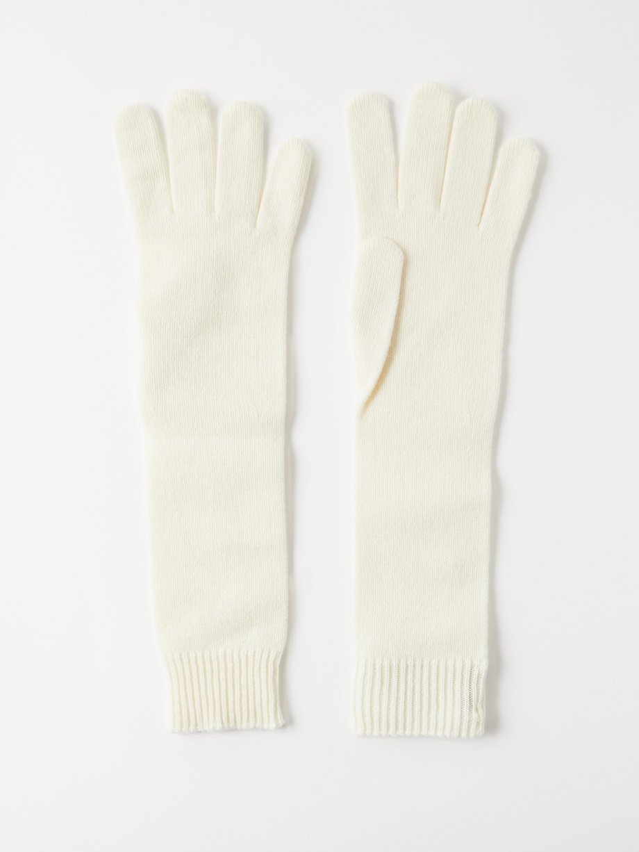 Moncler Longline wool-blend gloves