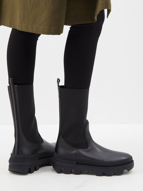 Moncler Neue leather Chelsea boots