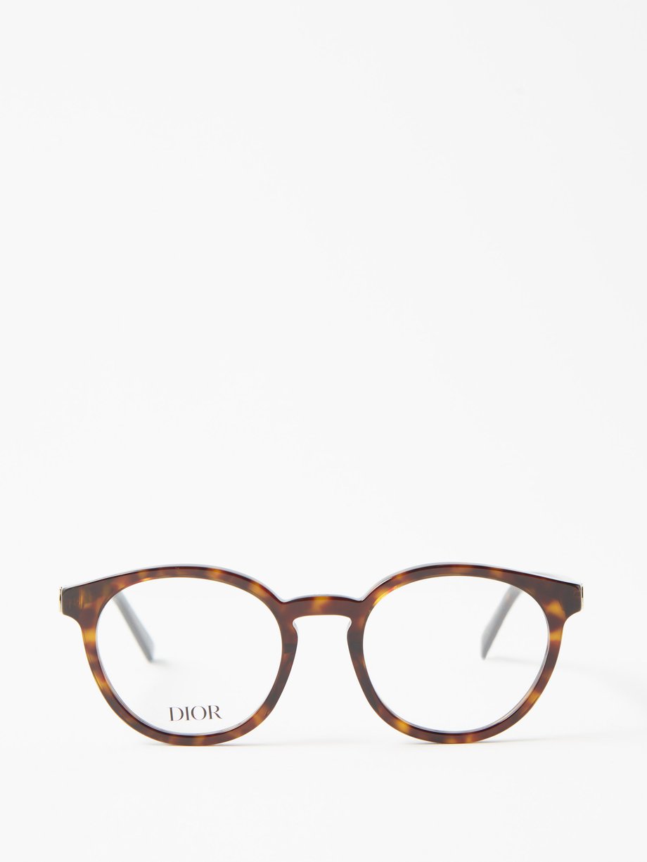 Brown 30MontaigneMiniO R4I round glasses | DIOR | MATCHESFASHION UK