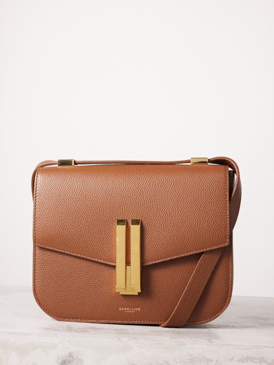 DeMellier Vancouver grained-leather cross-body bag