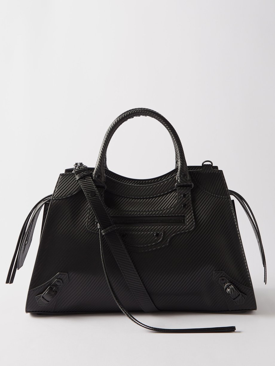 Black Neo Classic carbon-fibre city bag | Balenciaga | MATCHES UK