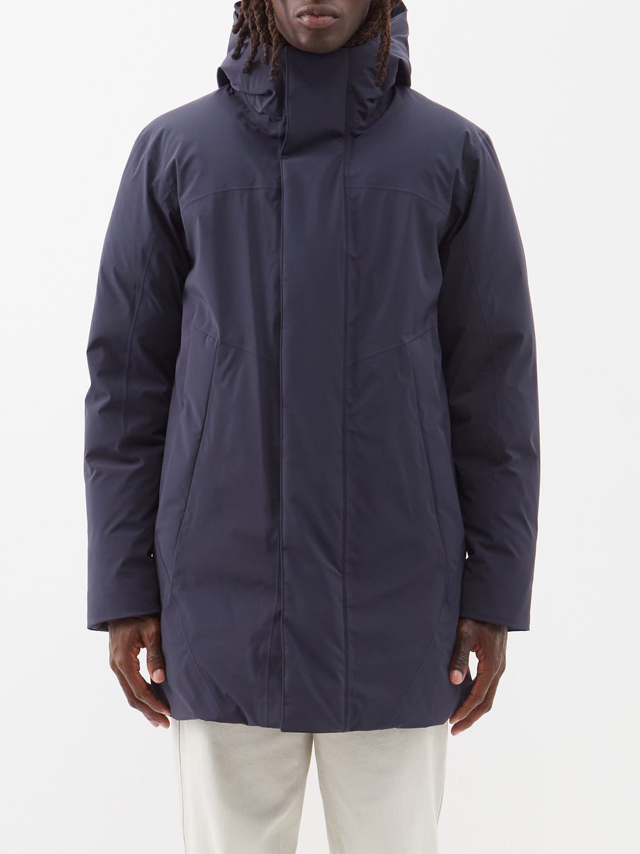 Navy Zeller hooded down parka | Orlebar Brown | MATCHESFASHION AU