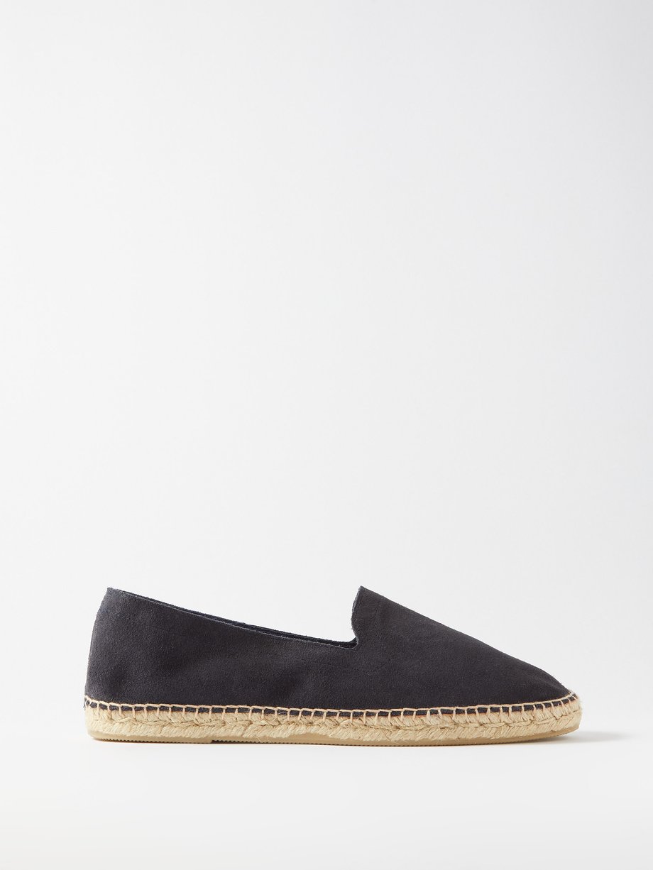 Navy Suede espadrilles | The Resort Co | MATCHES UK