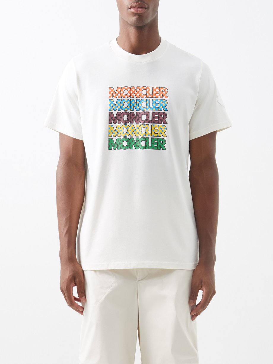 I modsætning til Altid sammenhængende White Logo-print cotton T-shirt | Moncler Genius | MATCHESFASHION US