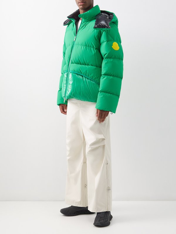 Green Achill quilted down coat | Moncler Genius | MATCHES UK