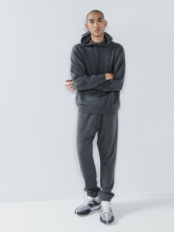 Raey Knitted cashmere-blend track pants