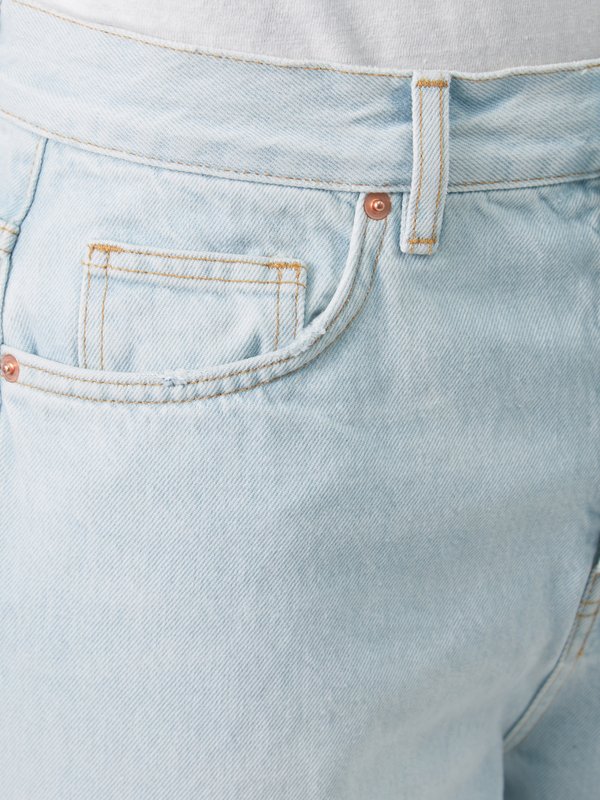 Raey Open organic-cotton low-rise jeans