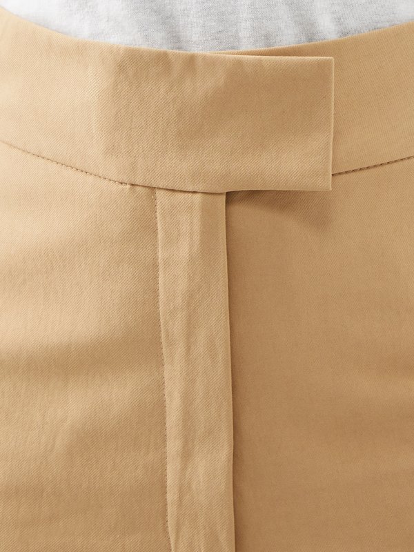 Raey High-waist tapered-leg cotton trouser