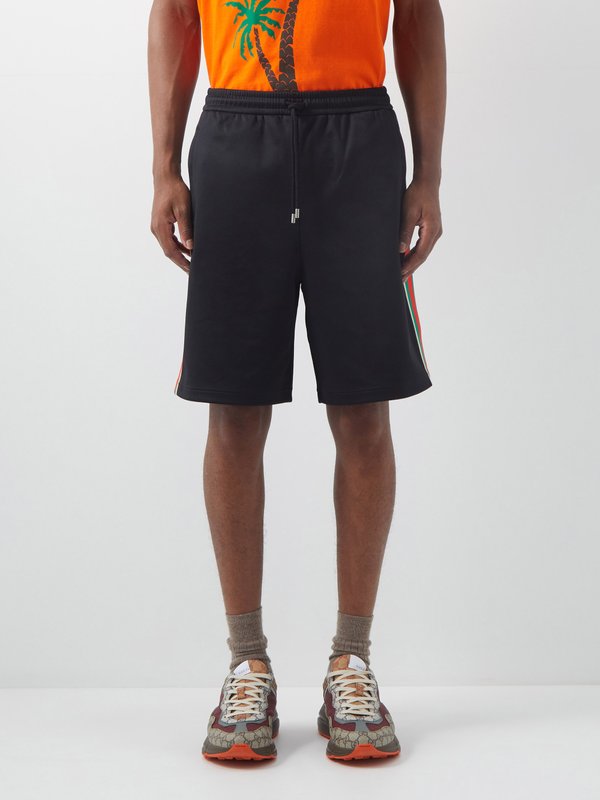 Gucci stripe deals cotton shorts