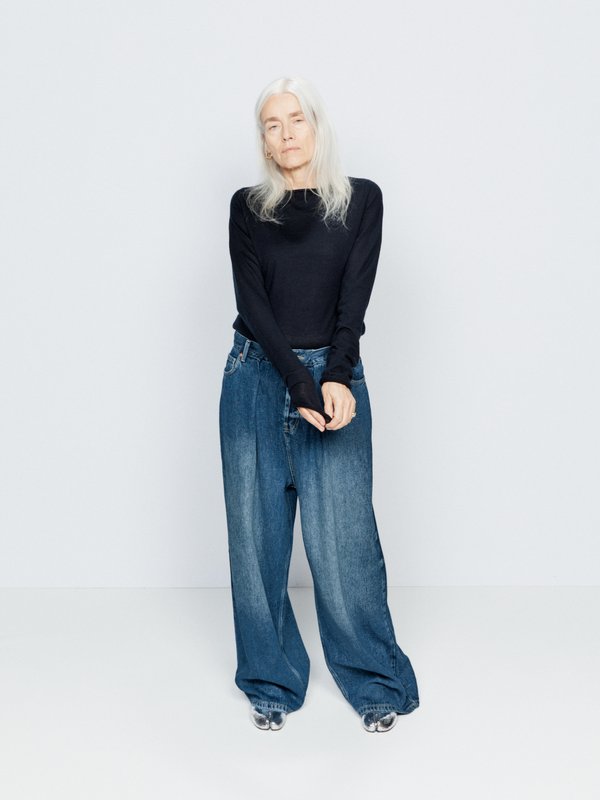 Raey Extra Fold lyocell wide-leg jeans