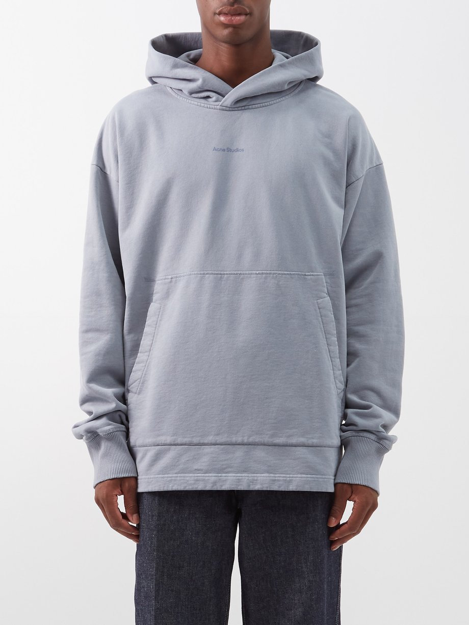 Grey Franklin organic-cotton jersey hoodie | Acne Studios ...