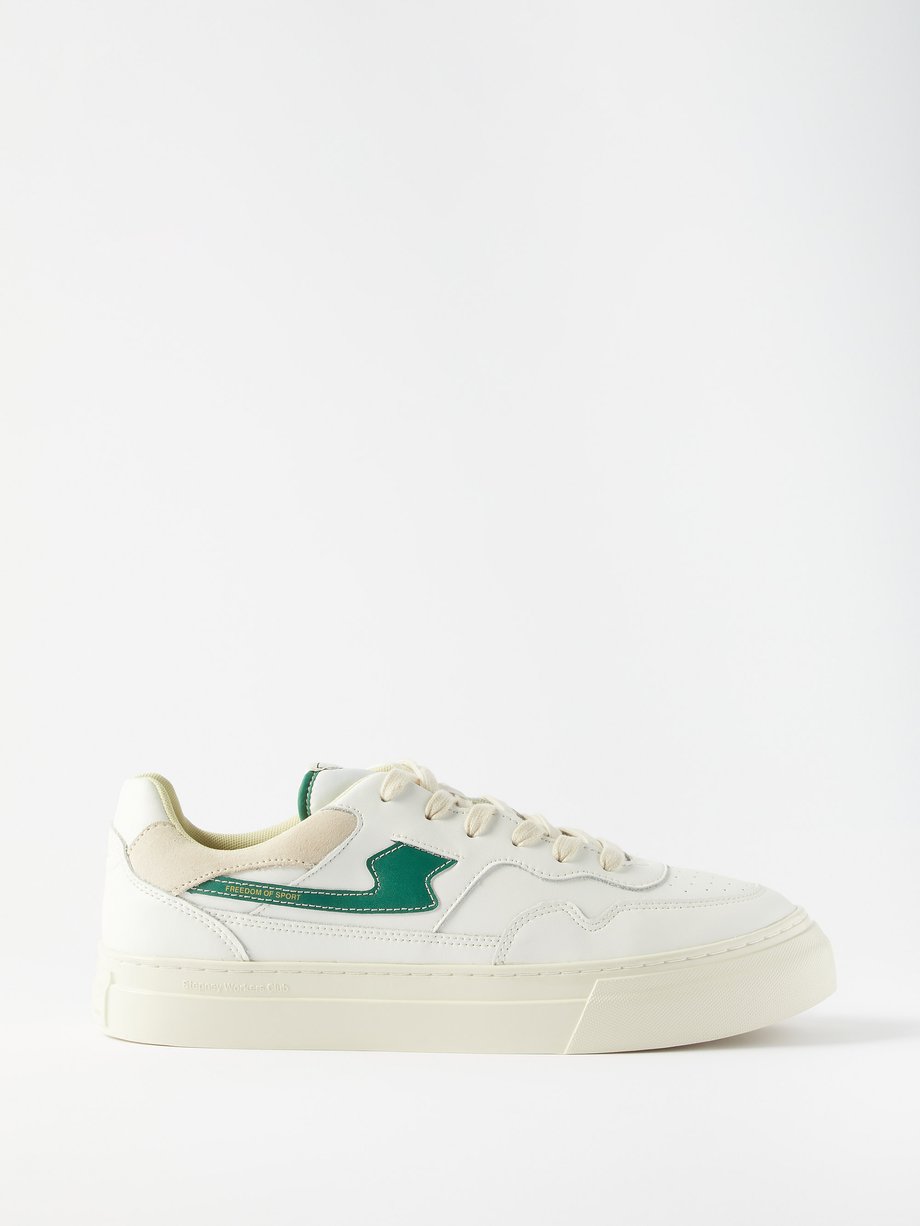 Stepney Workers Club White Pearl S-strike leather trainers | 매치스패션, 모던 ...