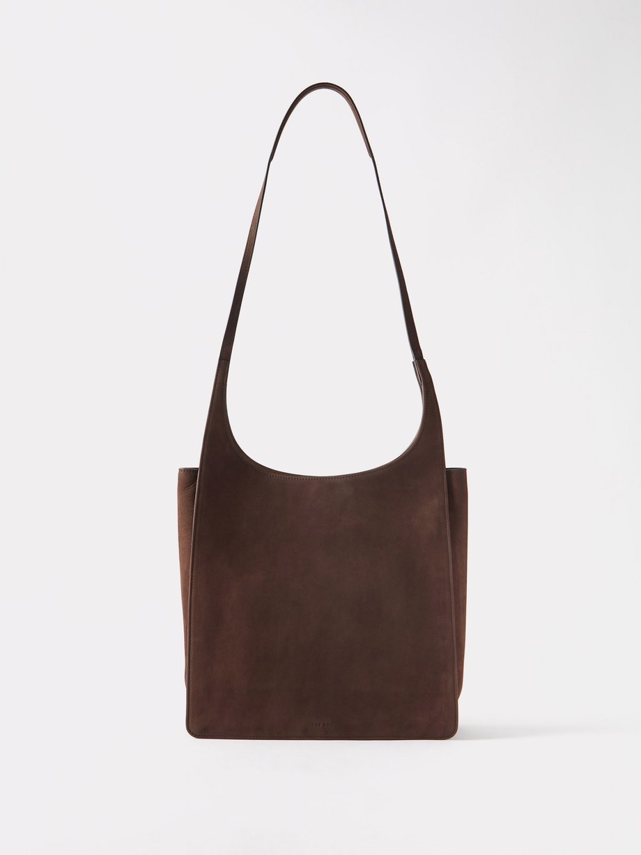 Brown Jules suede shoulder bag | The Row | MATCHESFASHION US