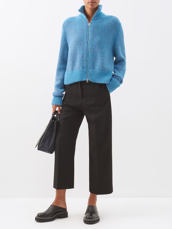 Acne Studios Percita cropped canvas trousers