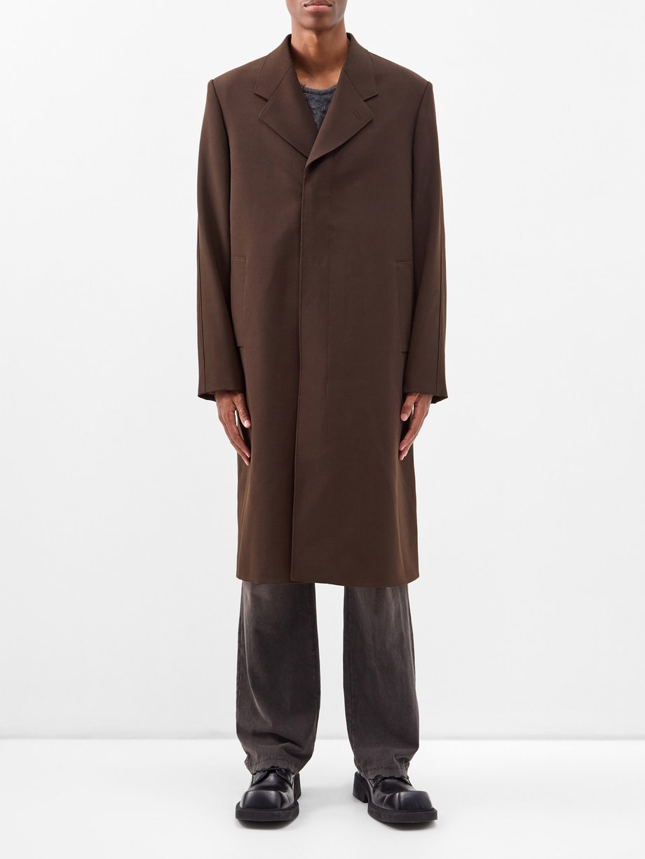 Brown Uniform wool coat | Our Legacy | MATCHESFASHION US