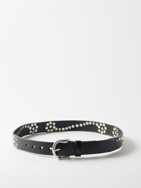 Black Star Fall studded leather belt | Our Legacy | MATCHES UK