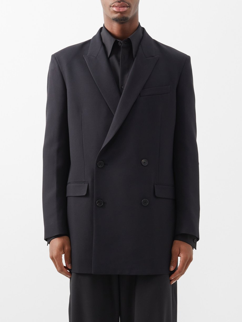 forholdet baggrund sød smag Black Gavin double-breasted wool suit jacket | The Row | MATCHESFASHION US