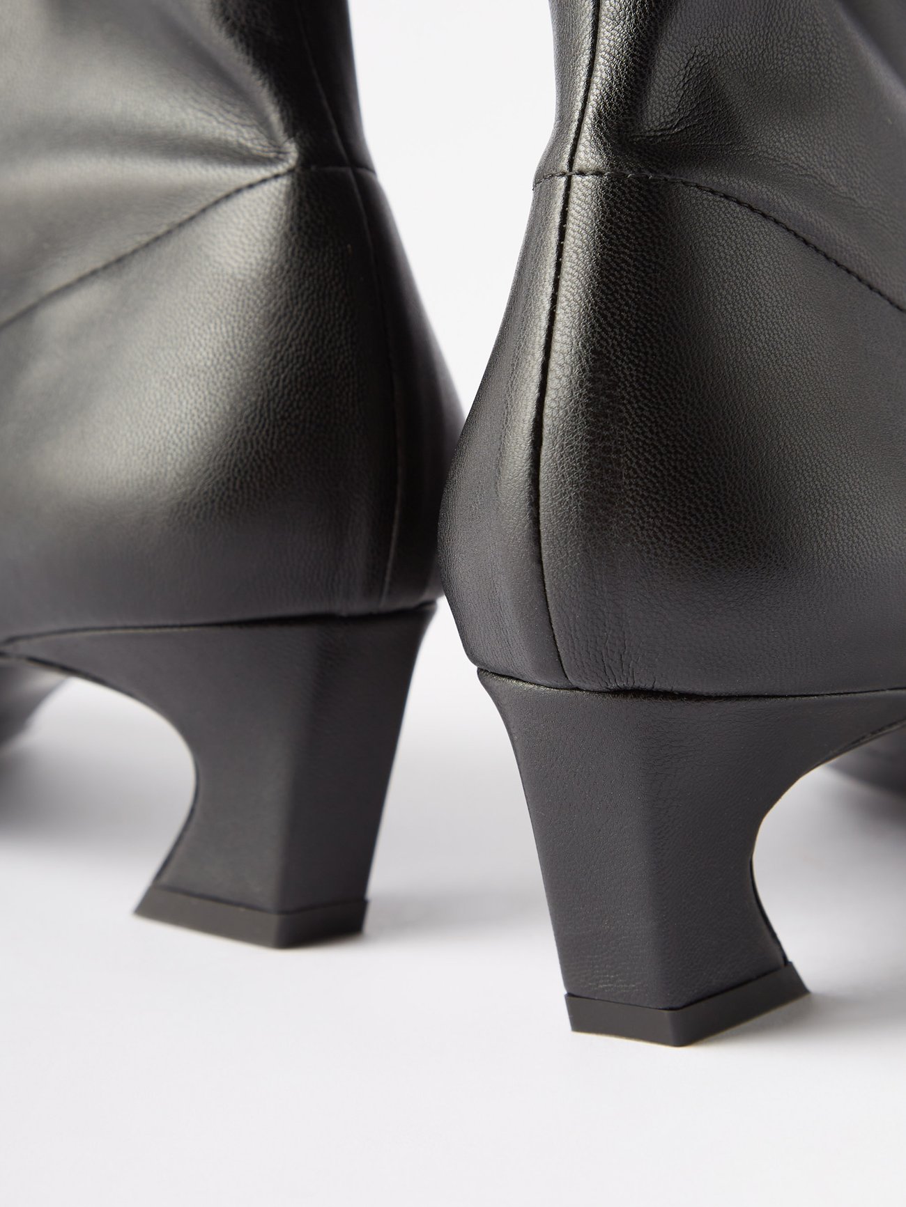 Bano faux-leather ankle boots