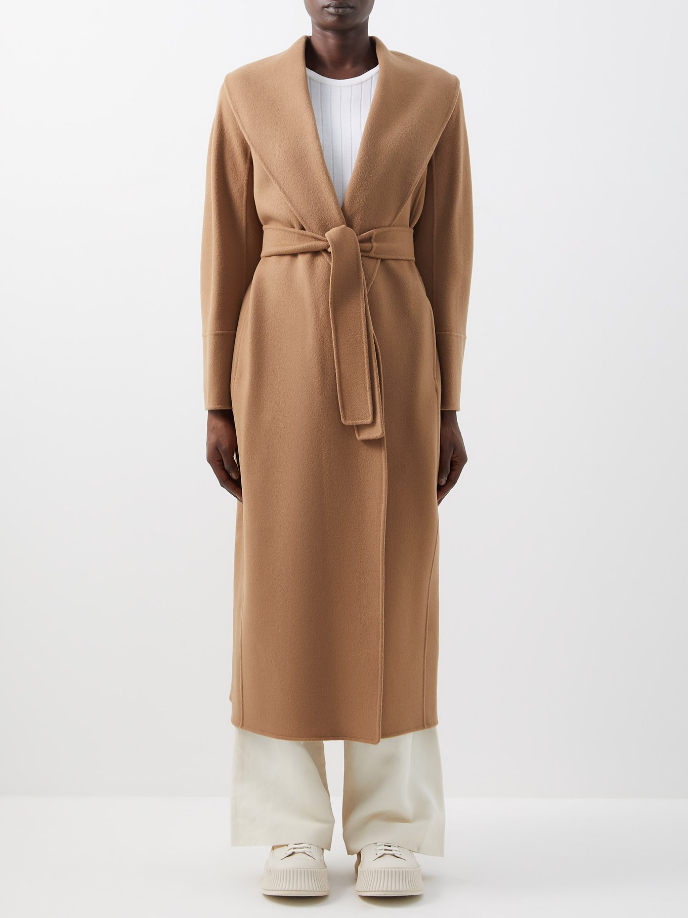 Camel Amie coat | S Max Mara | MATCHESFASHION US