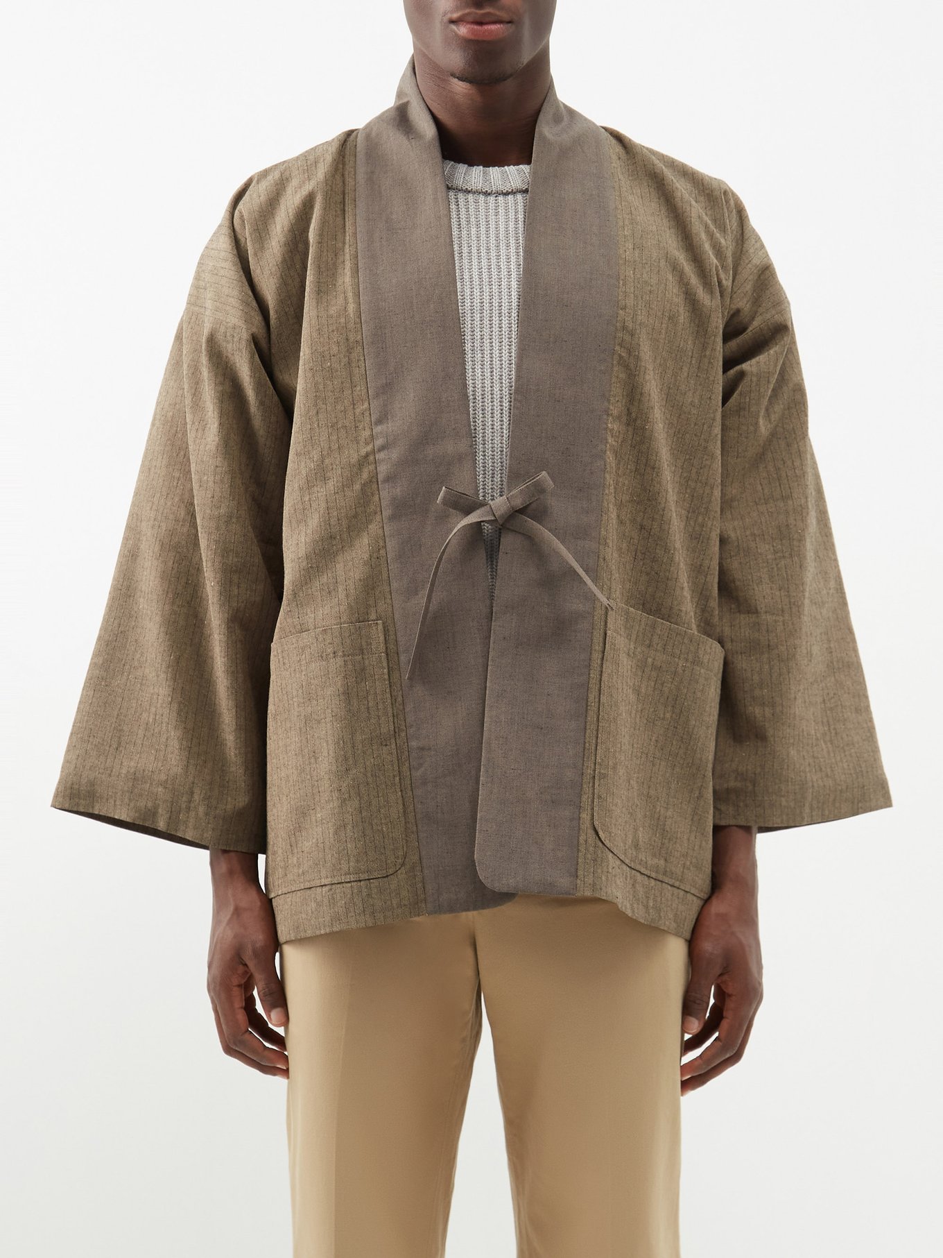 Beige Kiyari wool-blend jacket | Visvim | MATCHESFASHION US